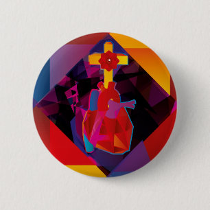 Badge Rond 5 Cm Rosacruz
