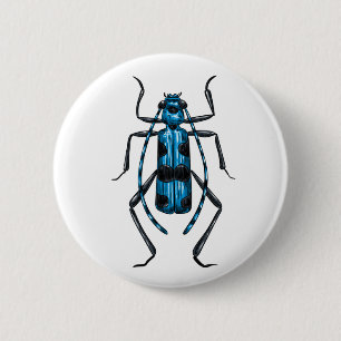 Badge Rond 5 Cm Rosalia Alpina