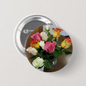 Badge Rond 5 Cm Rose (Devant & derrière)