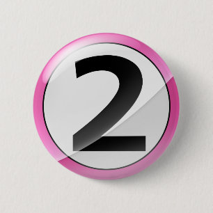Badge Rond 5 Cm rose 2