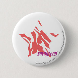 Badge Rond 5 Cm Rose 3 de zèbre