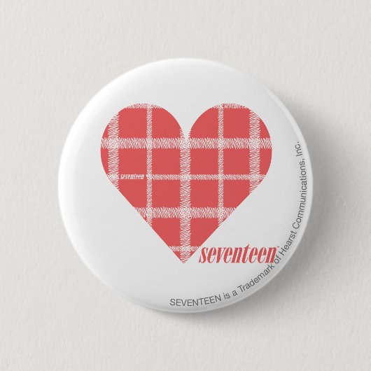 Badge Rond 5 Cm Rose 4 de plaid (Devant)