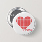 Badge Rond 5 Cm Rose 4 de plaid (Devant & derrière)