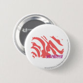 Badge Rond 5 Cm Rose 4 de zèbre (Devant & derrière)