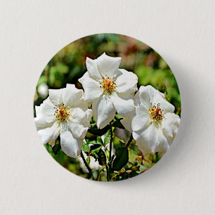 Badge Rond 5 Cm Rose cherokee 2 de la Géorgie