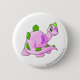 Badge Rond 5 Cm Rose de Chomby