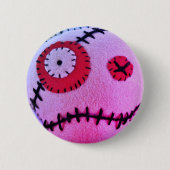 Badge Rond 5 Cm Rose de dissolvant de vaudou (Devant)