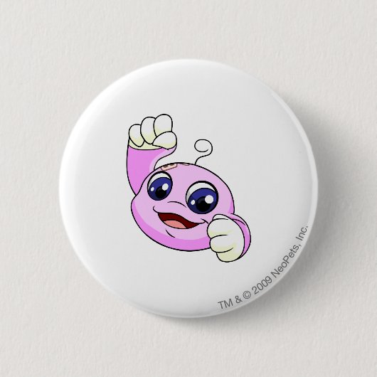 Badge Rond 5 Cm Rose de Kiko (Devant)