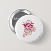 Badge Rond 5 Cm Rose de Koi (Devant & derrière)