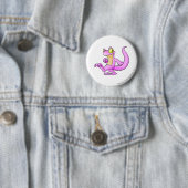 Badge Rond 5 Cm Rose de Techo (En situation)