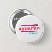 Badge Rond 5 Cm Rose de Verseau (Devant & derrière)