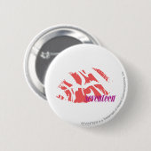 Badge Rond 5 Cm Rose de zèbre (Devant & derrière)