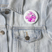 Badge Rond 5 Cm Rose d'Usul (En situation)