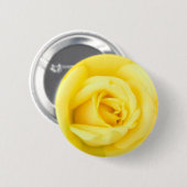 Badge Rond 5 Cm Rose jaune (Devant & derrière)