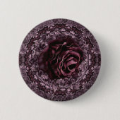 Badge Rond 5 Cm Rose Mandala (Devant)