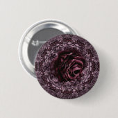 Badge Rond 5 Cm Rose Mandala (Devant & derrière)