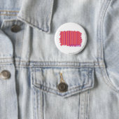 Badge Rond 5 Cm Rose mince 2 de rayures (En situation)