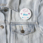 Badge Rond 5 Cm rose ou bleu (En situation)