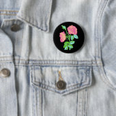 Badge Rond 5 Cm Rose Pastel (En situation)