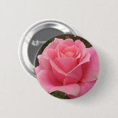 Badge Rond 5 Cm Rose rose rose (Devant & derrière)