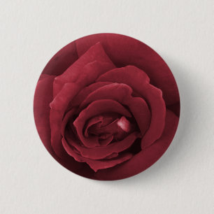 Badge Rond 5 Cm rose rouge