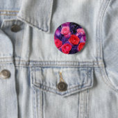 Badge Rond 5 Cm Roses (En situation)