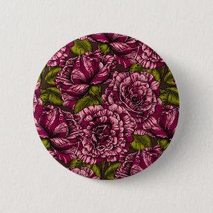 Badge Rond 5 Cm Roses pour vous