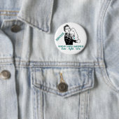 Badge Rond 5 Cm Rosie combat le survivant du cancer de l'ovaire (En situation)