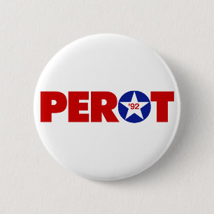 Badge Rond 5 Cm Ross Perot 92