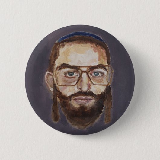 Badge Rond 5 Cm ross rabbin (Devant)
