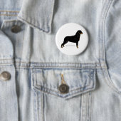 Badge Rond 5 Cm Rottweiler (En situation)