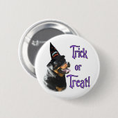 Badge Rond 5 Cm Rottweiler Trick (Devant & derrière)