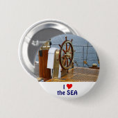 Badge Rond 5 Cm Roue de barre (Devant & derrière)