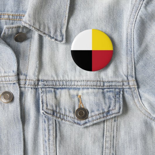 Badge Rond 5 Cm roue de médecine (En situation)