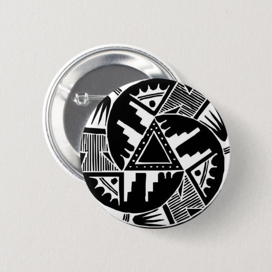 Badge Rond 5 Cm Roue indigène (Devant & derrière)