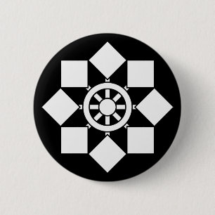 Badge Rond 5 Cm roue japonaise