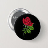 Badge Rond 5 Cm Rouge (Devant & derrière)