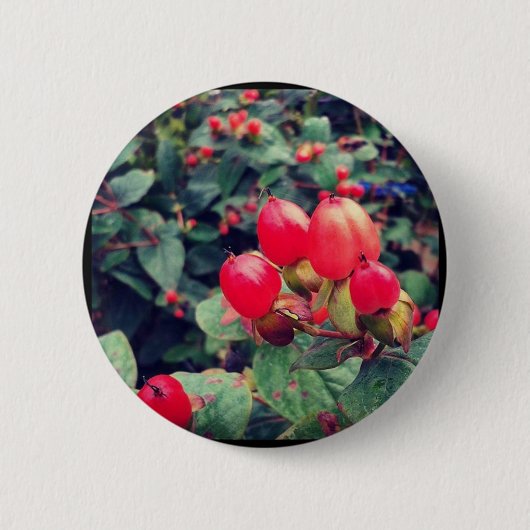 Badge Rond 5 Cm Rouge (Devant)
