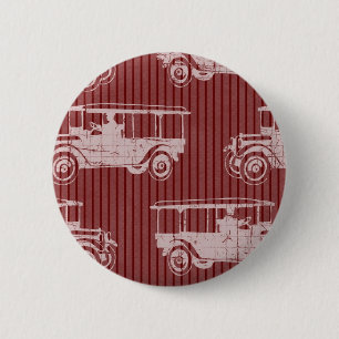 Badge Rond 5 Cm Rouge automatique vintage