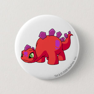 Badge Rond 5 Cm Rouge de Chomby