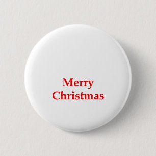 Badge Rond 5 Cm Rouge de Joyeux Noël les cadeaux de Zazzle de MUSÉ
