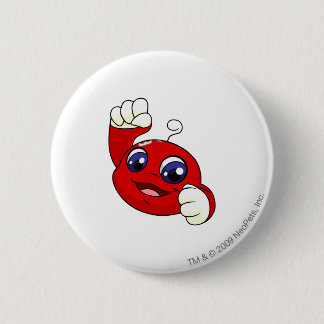 Badge Rond 5 Cm Rouge de Kiko