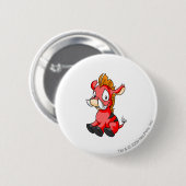 Badge Rond 5 Cm Rouge de Moehog (Devant & derrière)