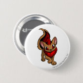 Badge Rond 5 Cm Rouge de Xweetok (Devant & derrière)