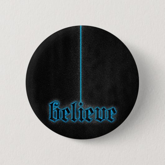 Badge Rond 5 Cm Rougeoyer bleu croient (Devant)