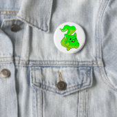 Badge Rond 5 Cm Rougeoyer de Meerca (En situation)