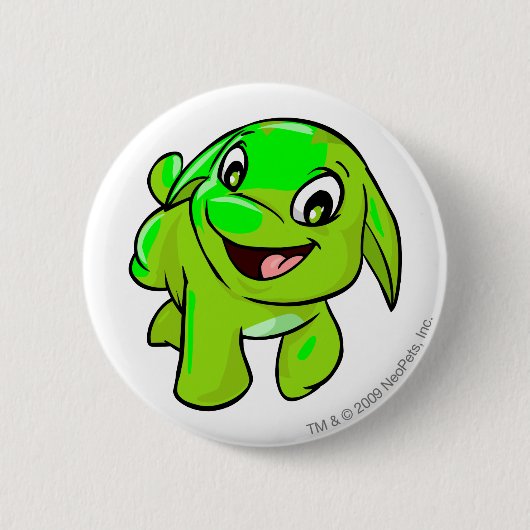 Badge Rond 5 Cm Rougeoyer de Poogle (Devant)