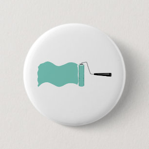 Badge Rond 5 Cm Rouleau de peinture