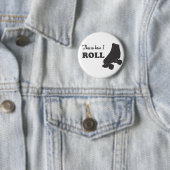 Badge Rond 5 Cm Rouleau Derby - c'est comment je roule (En situation)