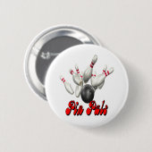 Badge Rond 5 Cm Roulement de copains de Pin (Devant & derrière)
